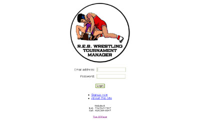 REB Wrestling Tournament Manager